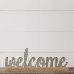Welcome Table Word Sign