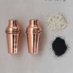 Copper Finished Salt And Pepper Shakers