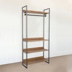 4 Tier Shelf With Hanging Rack