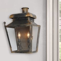 Rustic Wall Sconce Lantern