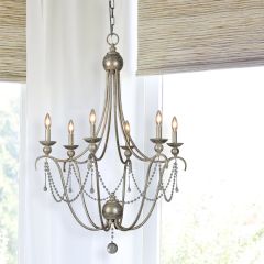 Classic Chandelier With Drop Beads