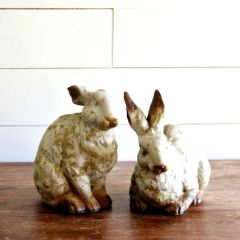 Rabbit Figurines Set of 2