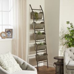 5 Tier Leaning Ladder Display Planter