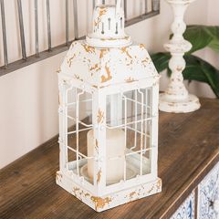 Distressed Chic Candle Lantern