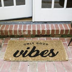 Only Good Vibes Coir Doormat