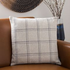 Windowpane Plaid Accent Pillow