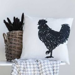 Modern Style Rooster Pillow