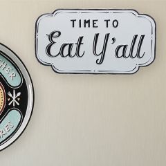 Time To Eat Wall Sign
