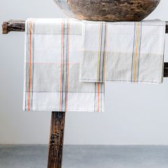 Country Chic Check Table Runners Set of 2