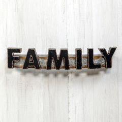 Dimensional Family Farmhouse Wall Sign