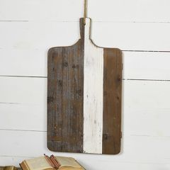 Striped Wood Cutting Board