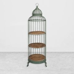 Tall Bird Cage Style Shelf