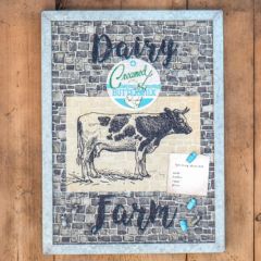 Dairy Farm Cork Board Wall Décor
