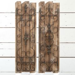 Enchanting Wooden Gate Wall Décor Set of 2