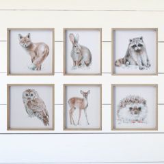 Woodland Animal Wall Decor Set of 6