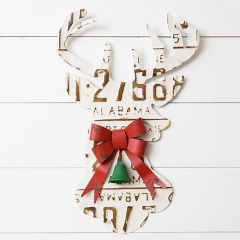 Deer Silhouette Holiday Wall Decor