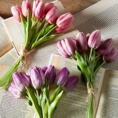 Real Touch Tulip 9 Stem Bundle Set of 3