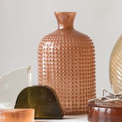 Vintage Inspired Hobnail Vase