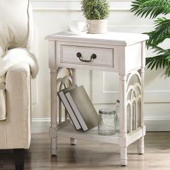 Classic Country Pale Accent Table