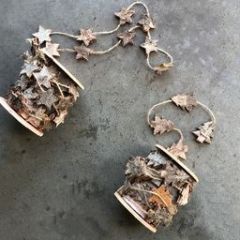 Tree and Star Garland Set of 2