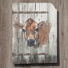 Cow Art on Wood