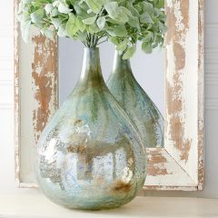 Elegant Long Neck Glass Vase