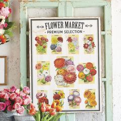 Flower Market Premium Selection Wall Art