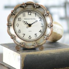 Metal Victorian Table Clock