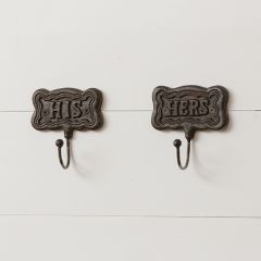 His And Hers Wall Hook Set