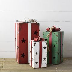 Decorative Tin Gift Box Collection Set of 3