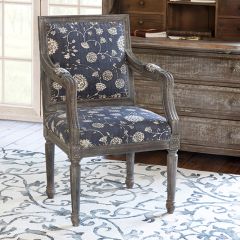 Floral Upholstered Cottage Armchair