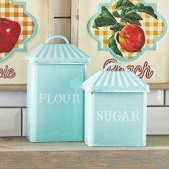 Bright Country Canisters Set of 2