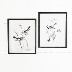 Elegant Aviary Art Print Set of 2