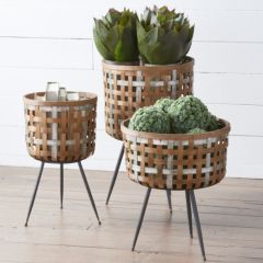 bamboo-basket-planter-on-stand-set-of-3