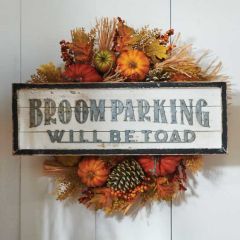 Broom Parking Wall Sign