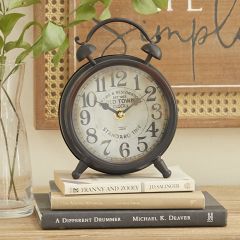 Timeless Round Tabletop Clock