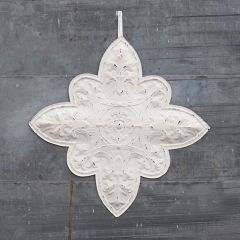 Ornate Embossed Tin Tile Ornament