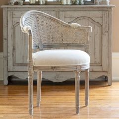 Cane Back Accent Chair