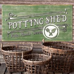 Potting Shed Wall Sign