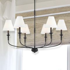 6 Arm Modern Elegance Chandelier