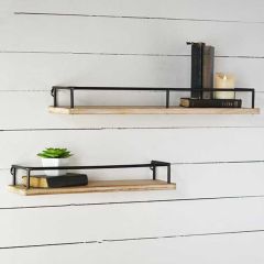 Simple Ledge Shelf Set of 2