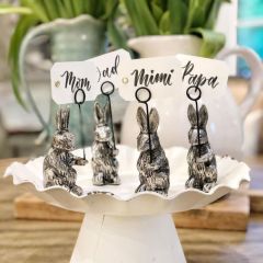 Bunny Place Card Holder Set of 4
