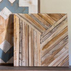 Reclaimed Teak Wood Wall Panel