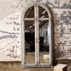 Rustic Arched Mirror