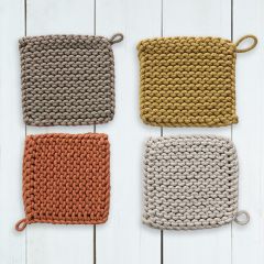 Crocheted Potholders Set of 4