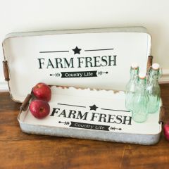 Farm Fresh Decorative Iron Tray
