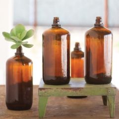 Antique Brown Glass Bottles | Brown Glass Jars | Antique Bottles | Brown Bottles