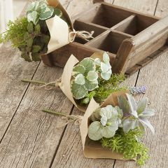 Decorative Herb Bouquet Set of 3
