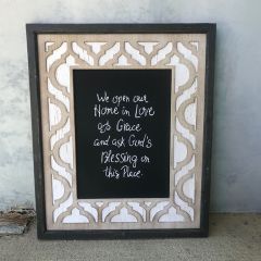 Love and Grace Inspirational Wall Sign