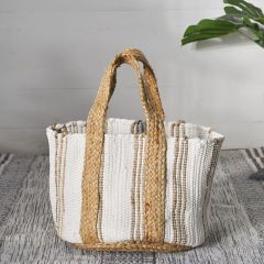 Striped Country Tote Bag